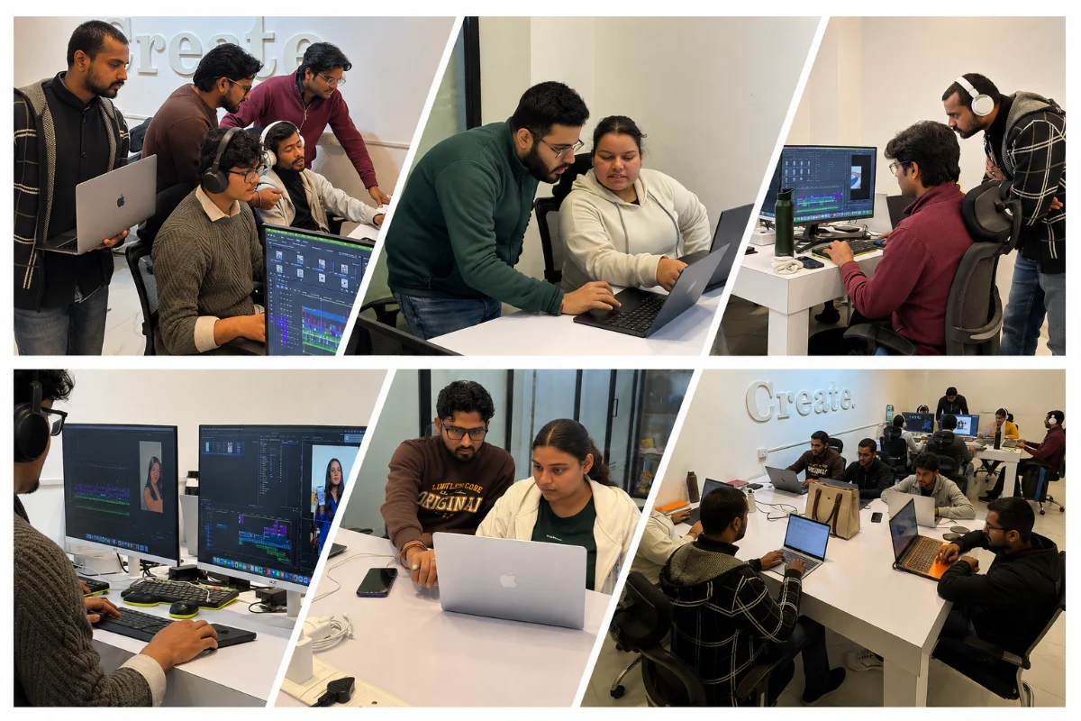 IMPACT students working alongside the agency team